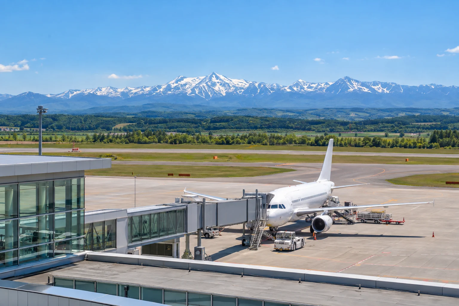 旭川空港の雰囲気を表したイメージ画像